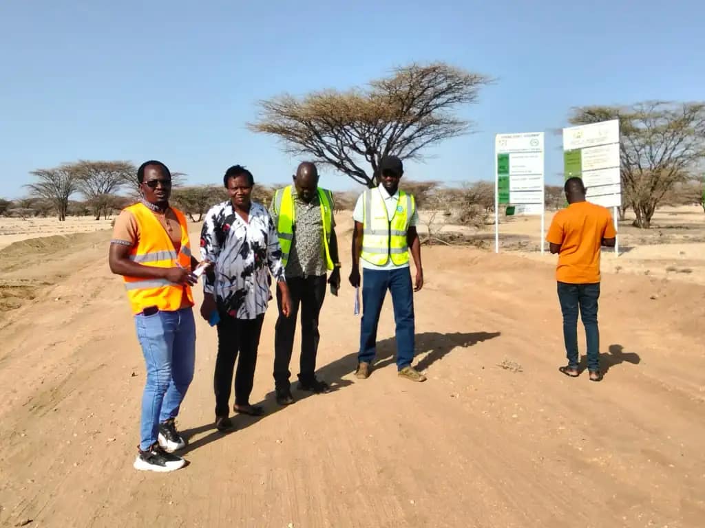 Recently maintained Kangatotha–Naoros–Lokipetot–Eliye Road in Turkana County following grading and gravelling works.
