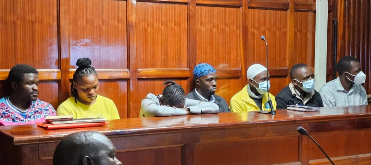 Milimani court where six suspects were convicted in a robbery case linked to the killing of former Kabete MP George Muchai