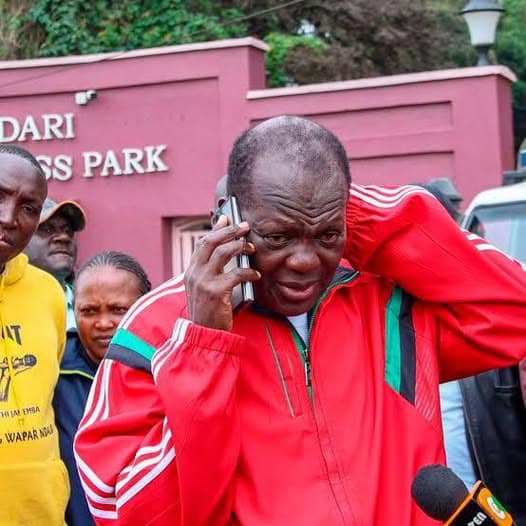 Former Cabinet Secretary Raphael Tuju during a court case involving the Court of Appeal