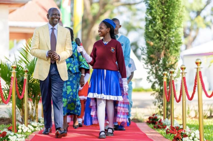 President William Ruto presides over the 98th Kenya Music Festival State Concert at State Lodge in Bungoma County.