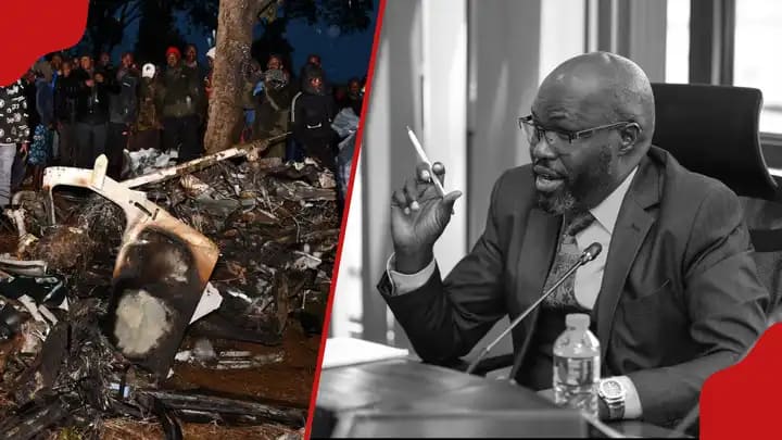 The helicopter carrying Emurua Dikirr MP Johana Ng’eno crashed after he left an event in Nandi county.