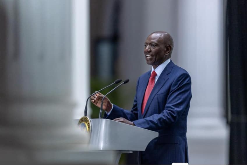 President William Ruto addressing the nation on Kenya's future beyond Vision 2030.