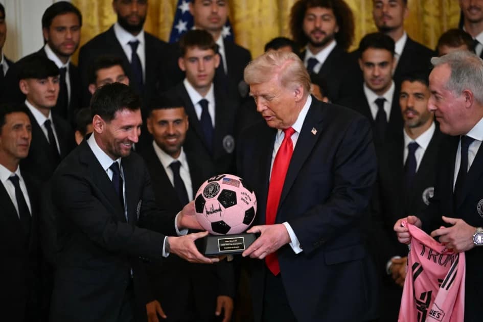 President Donald Trump is expected to present the World Cup trophy alongside FIFA President Gianni Infantino at the final in New Jersey.